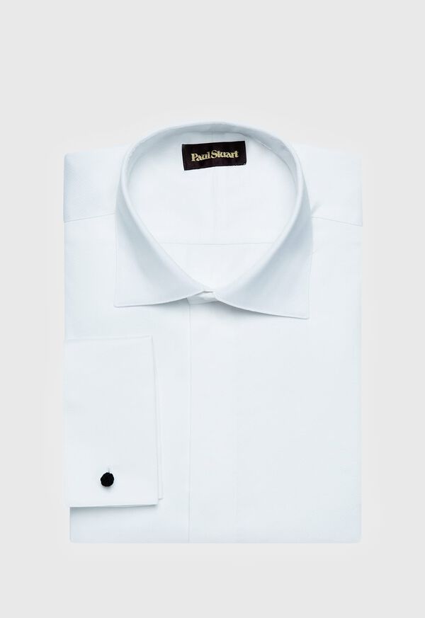 Paul Stuart Pique Spread Collar Formal Shirt, image 1