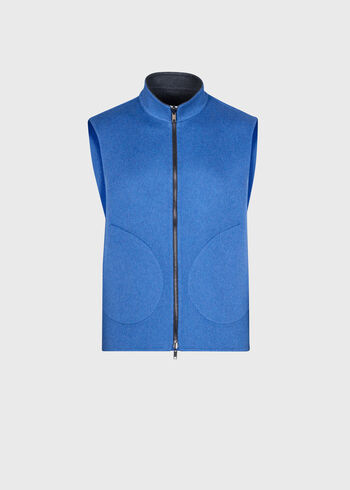 Paul Stuart Reversible Double Face Cashmere Vest
