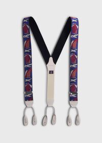 Paul Stuart Vintage Travel Motif Suspenders, thumbnail 1