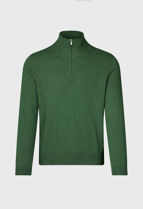 Paul Stuart Classic Cashmere Quarter Zip Sweater, image 1
