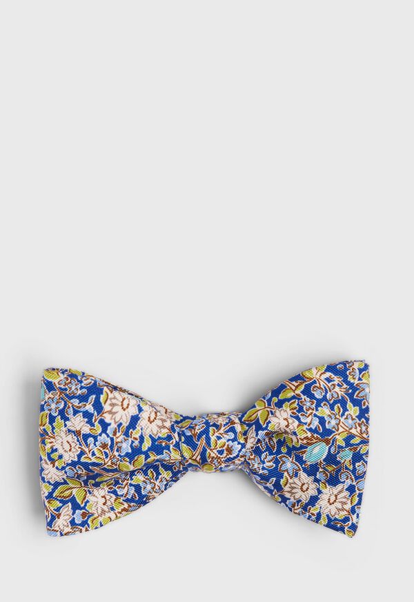 Paul Stuart Silk Summer Flower Bowtie, image 1