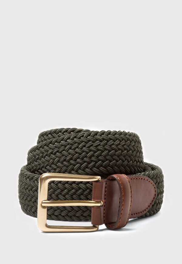 Paul Stuart Braided Stretch Nylon Belt, image 1