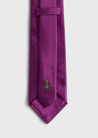 Paul Stuart Solid Mogador Silk & Cotton Tie, thumbnail 3