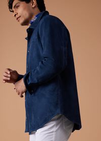 Paul Stuart Suede Shirt Jacket, thumbnail 5