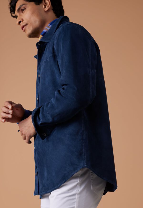 Paul Stuart Suede Shirt Jacket, image 5