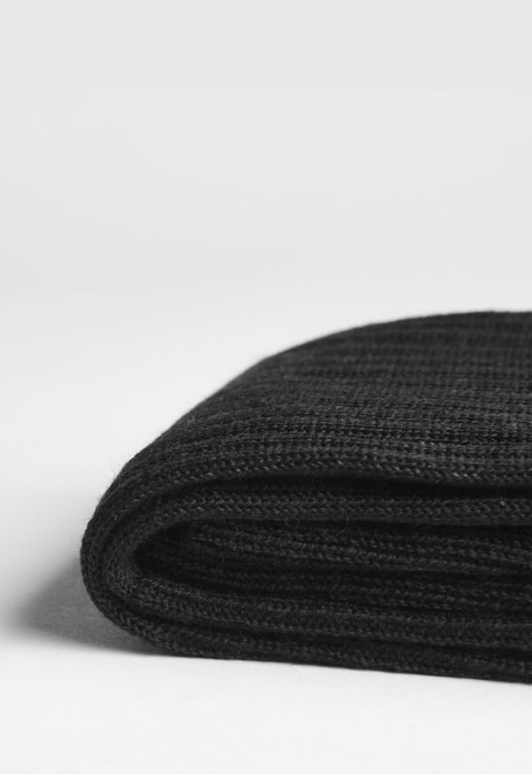 Paul Stuart Wool and Cotton Blend Over the Calf Vanise Stripe Socks, image 2