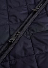Paul Stuart Nylon Quilted Vest with Piping, thumbnail 10