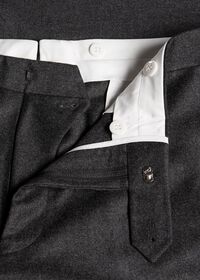 Paul Stuart Wool Flannel Grey Trouser, thumbnail 6