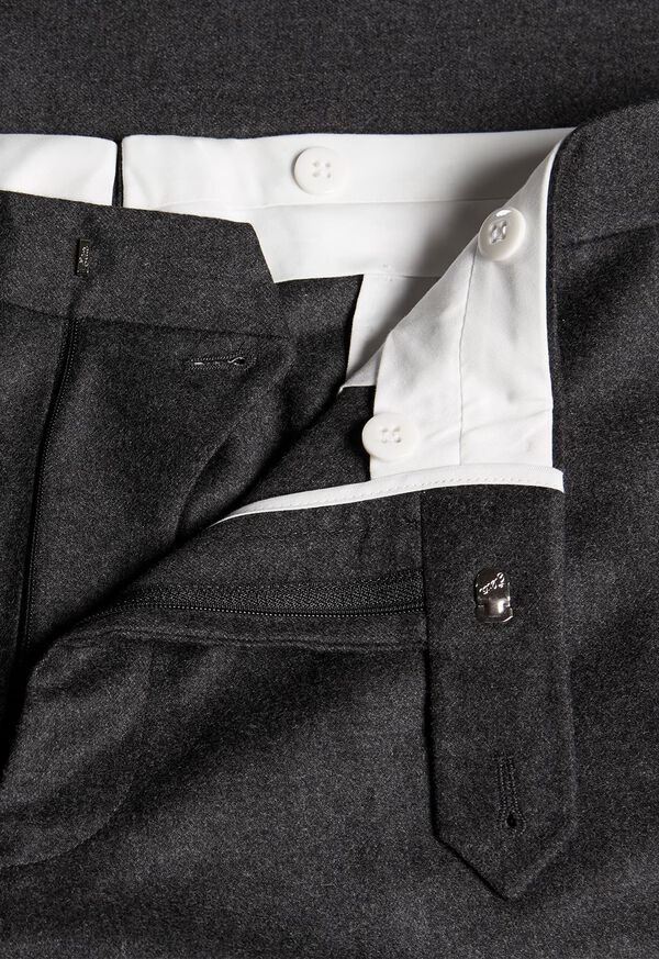Paul Stuart Wool Flannel Grey Trouser, image 6