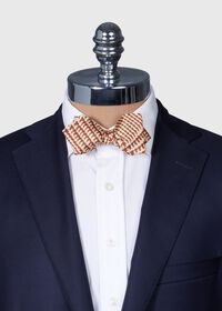 Paul Stuart Printed Silk Glen Plaid Bow Tie, thumbnail 2