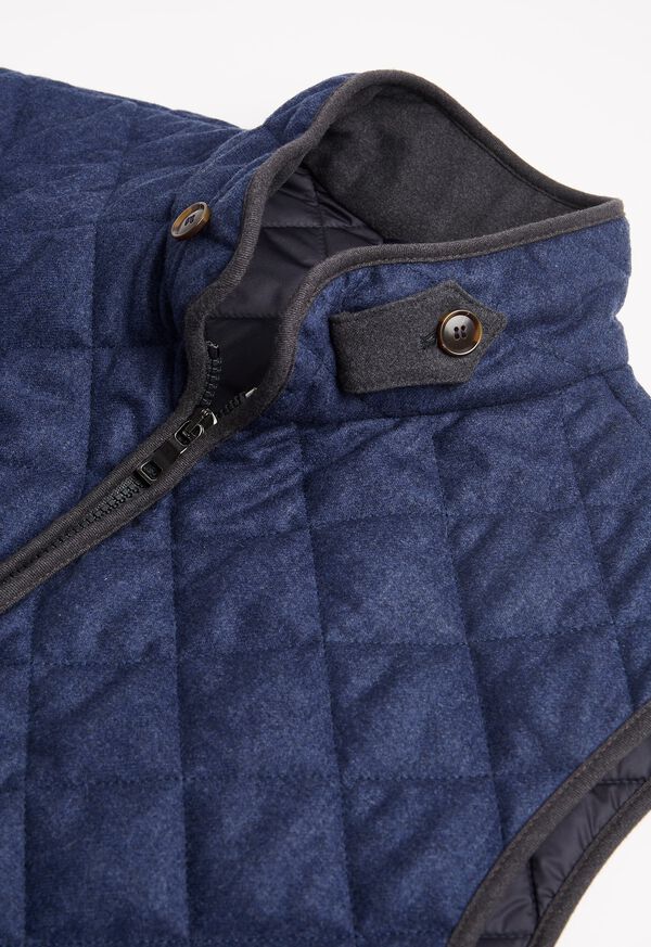 Paul Stuart Merino Wool Flannel Quilted Vest, image 2