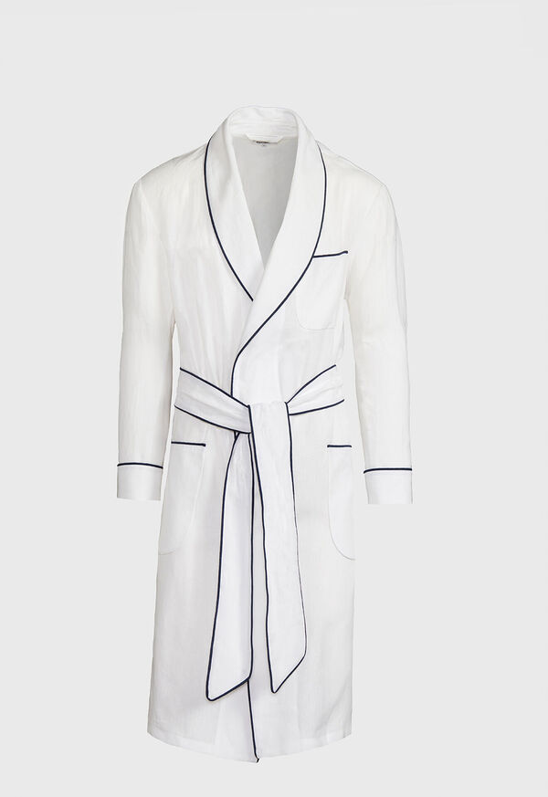 Paul Stuart Solid Linen Robe, image 4