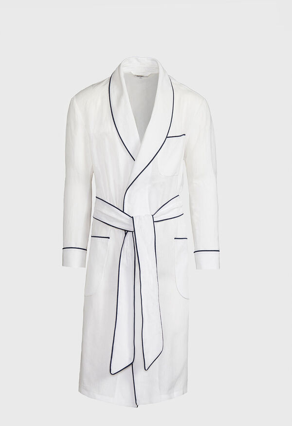 Paul Stuart Solid Linen Robe, image 1