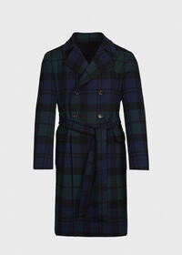 Paul Stuart Plaid Double Face Overcoat, thumbnail 1