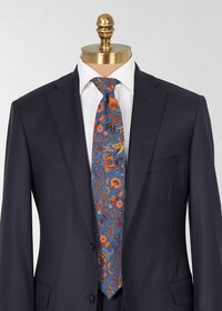 Paul Stuart Printed Wool Floral and Vine Tie, thumbnail 2