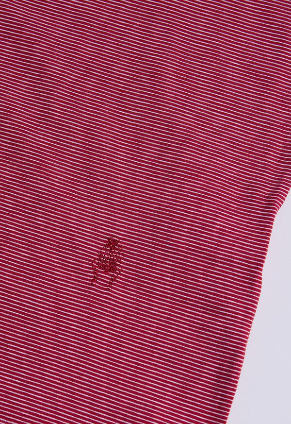 Paul Stuart Italian Cotton Micro Stripe Polo, image 3