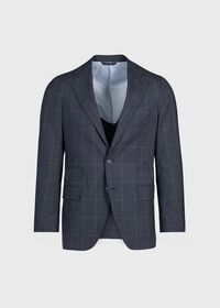 Paul Stuart All Year Wool Windowpane Suit, thumbnail 4