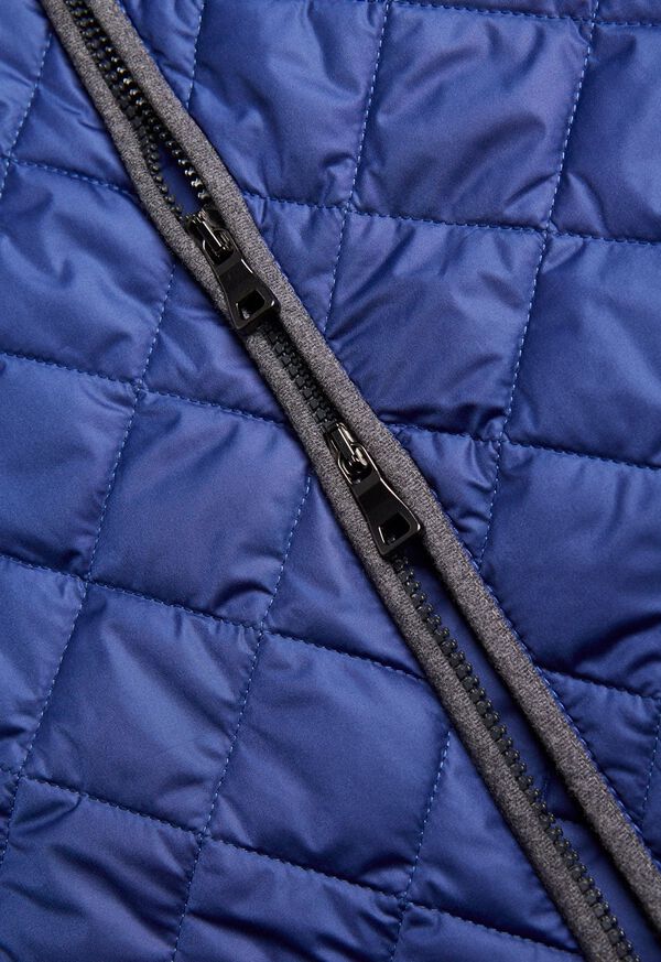Paul Stuart Nylon Quilted Vest with Piping, image 20