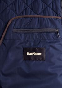 Paul Stuart Quilted Wool Plaid Vest, thumbnail 5