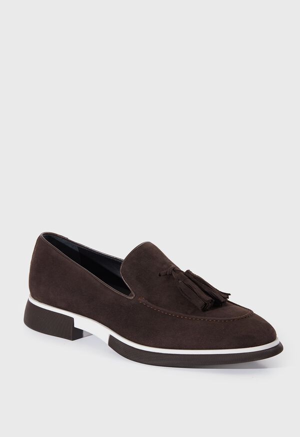 Paul Stuart Maddox Suede Tassel Loafer, image 2