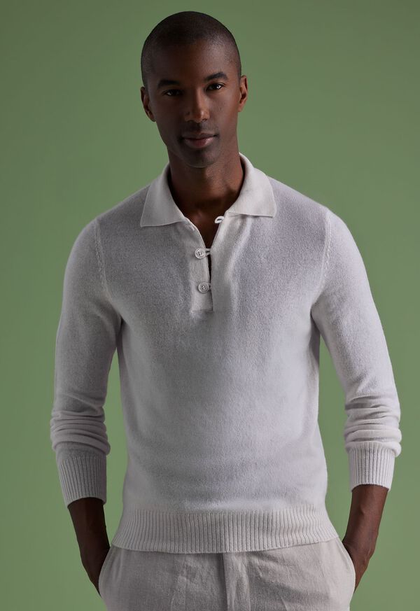 Paul Stuart Cashmere Polo Sweater, image 2