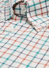Paul Stuart Big Tattersall Flannel Sport Shirt, thumbnail 2