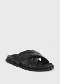 Paul Stuart Porto Leather Crossover Slide, thumbnail 2
