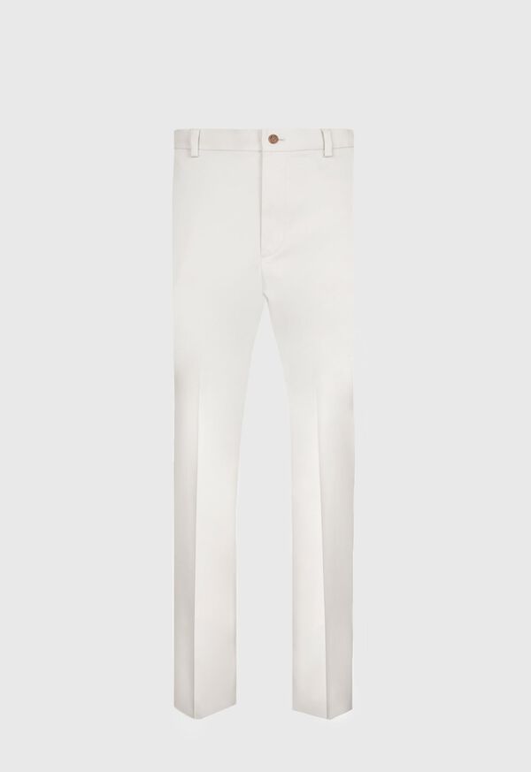 Paul Stuart Cotton Twill Flat Front Easy Care Chino, image 1