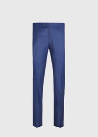 Paul Stuart Solid Mid Blue 120s Pant, thumbnail 1