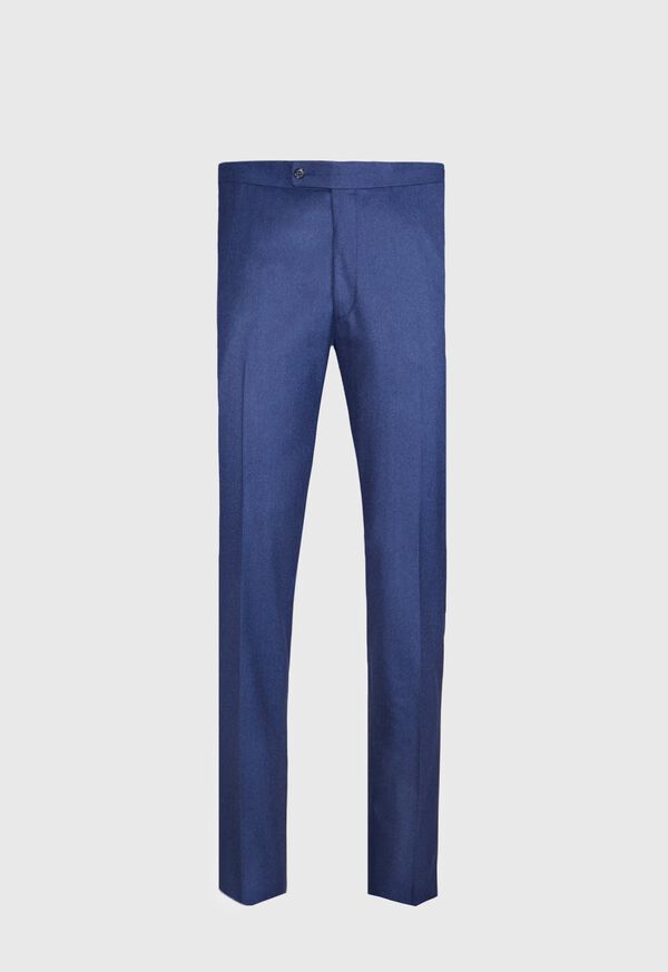 Paul Stuart Solid Mid Blue 120s Pant, image 1