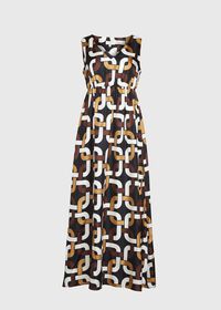 Paul Stuart Chain Link Print Dress, thumbnail 1