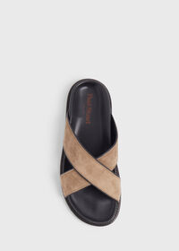 Paul Stuart Punta II Suede Crossover Slide, thumbnail 4