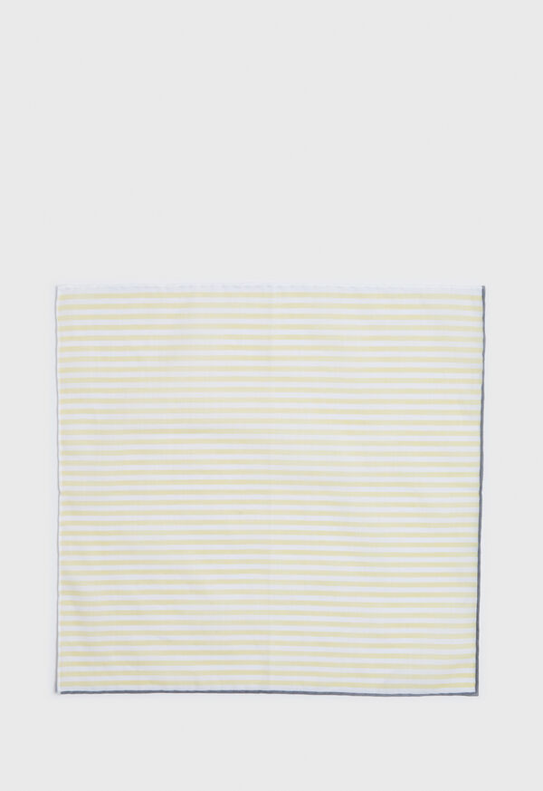 Paul Stuart Wide Bengal Stripe Pocket Square, image 2