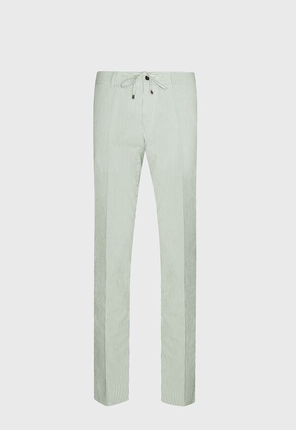 Paul Stuart Slim Fit Drawstring Seersucker Pant