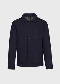 Paul Stuart Double Face Knitted Felt Overshirt Jacket, thumbnail 1