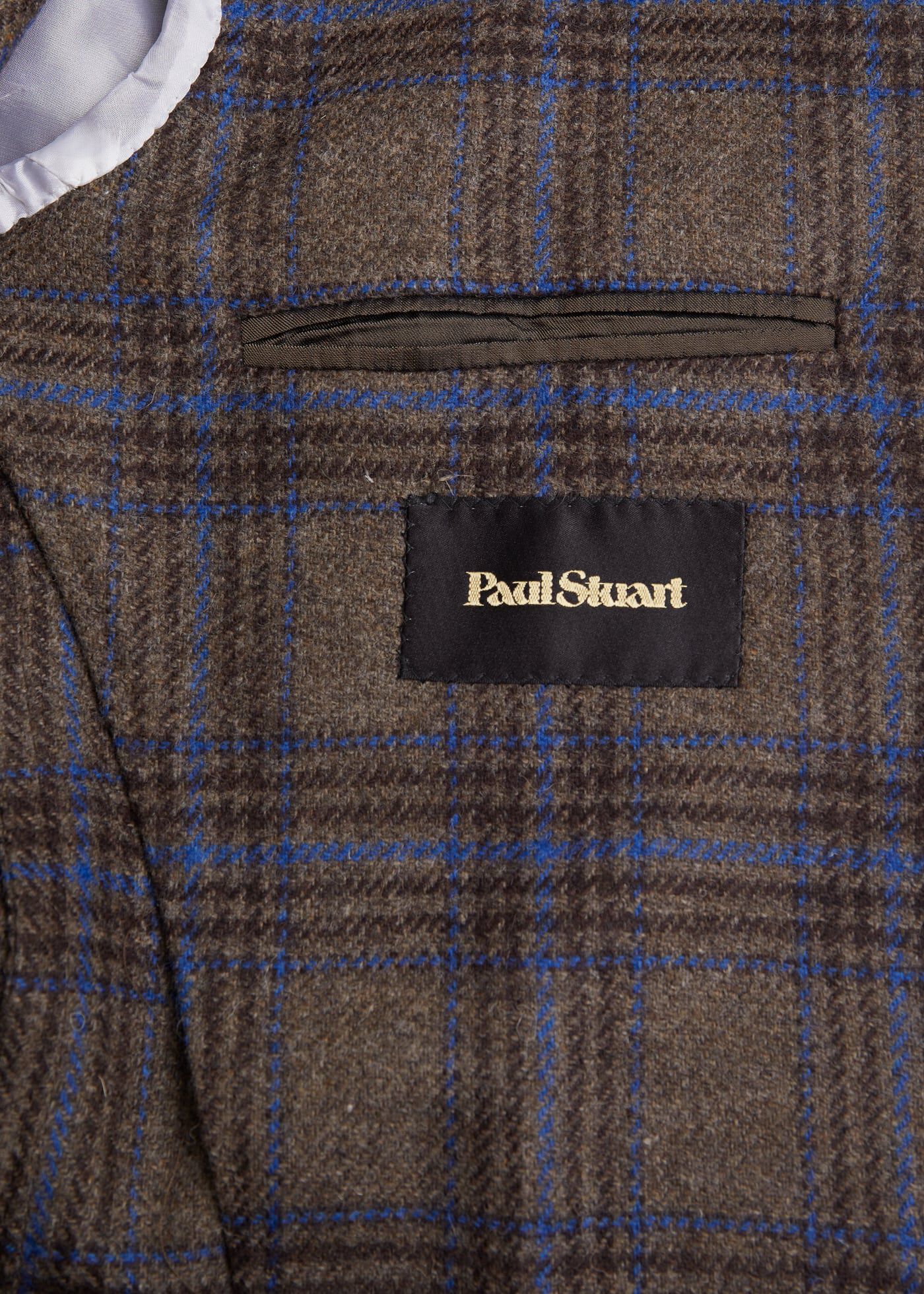 Plaid Wool Soft Constructed Jacket
