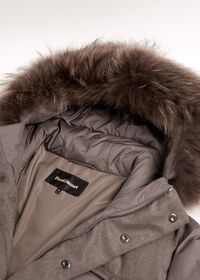 Paul Stuart Fur Hooded Quilted Down Parka, thumbnail 6