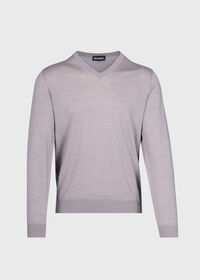 Paul Stuart Merino Wool V-neck Sweater, thumbnail 1