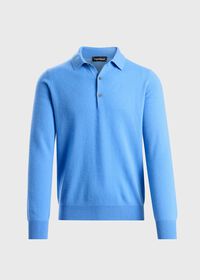Paul Stuart Long Sleeve Cashmere Polo, thumbnail 1