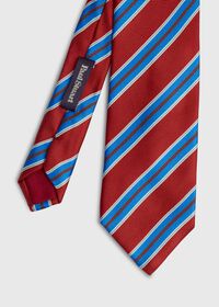 Paul Stuart Printed Bold Stripe Tie, thumbnail 1