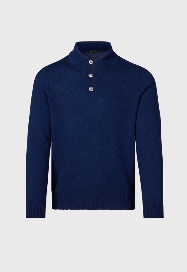 Paul Stuart Cashmere Polo Sweater