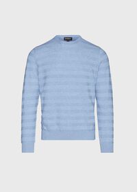 Paul Stuart Cotton Crewneck with Horizontal Ribs, thumbnail 1