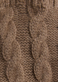 Paul Stuart Suede & Cashmere Cable Knit Glove, thumbnail 3