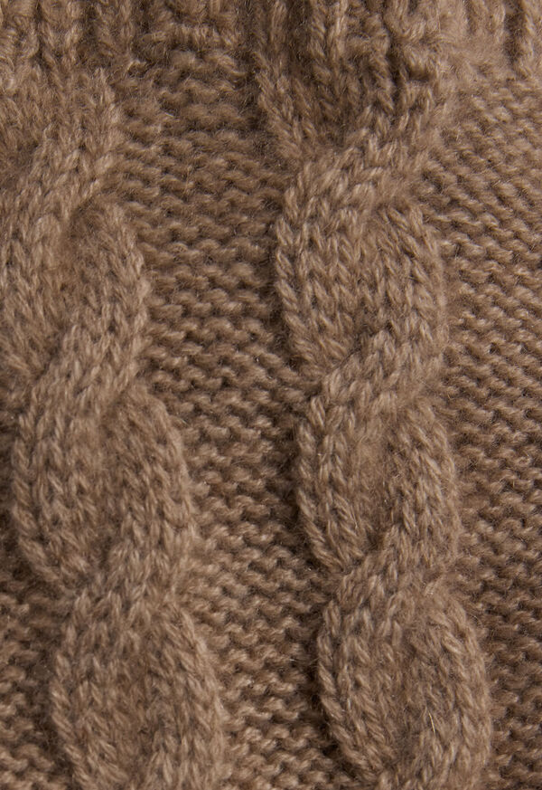 Paul Stuart Suede & Cashmere Cable Knit Glove, image 3