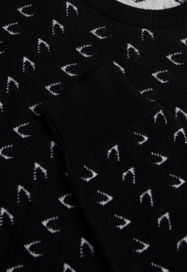 Paul Stuart Cashmere Deco Pattern Sweater, image 2