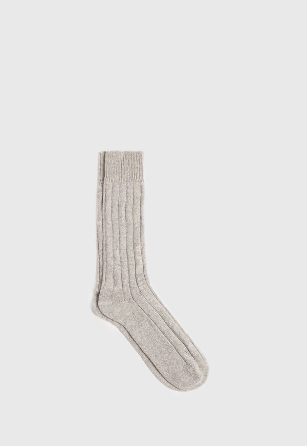 Paul Stuart Cashmere Blend Ribbed Sock, image 1