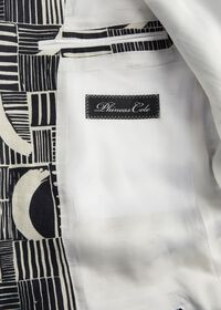 Paul Stuart Linen Print Dinner Jacket, thumbnail 3