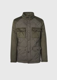 Paul Stuart Cashmere and Microfiber Quilted Field Jacket, thumbnail 1
