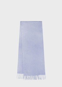 Paul Stuart Oversized Cashmere Logo Scarf, thumbnail 1