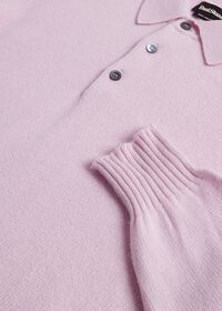 Paul Stuart Cashmere Long Sleeve Polo, thumbnail 3